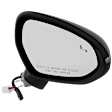 Passenger Side Mirror, GT-Line Model, Power Adjust, Heated, Manual Folding, Paintable, In-housing Signal Light, With Blind Spot Detection in Glass