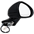 Passenger Side Mirror, GT-Line Model, Power Adjust, Heated, Manual Folding, Paintable, In-housing Signal Light, With Blind Spot Detection in Glass