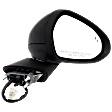 Passenger Side Mirror, GT-Line Model, Power Adjust, Heated, Manual Folding, Paintable, In-housing Signal Light, With Blind Spot Detection in Glass