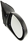 Passenger Side Mirror, Power Adjust, Heated, Manual Folding, Paintable, No Signal Light, No Memory, No Puddle Light, No Auto-Dim, No Blind Spot Feature