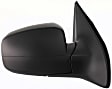 Passenger Side Mirror, Power Adjust, Heated, Manual Folding, Paintable, No Signal Light, No Memory, No Puddle Light, No Auto-Dim, No Blind Spot Feature