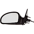 Driver Side Mirror, Manual Adjust, Manual Folding, Non-Heated, Paintable, No Signal Light, No Memory, No Puddle Light, No Auto-Dimming, No Blind Spot Feature