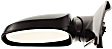 Driver Side Mirror, Power Adjust, Manual Folding, Non-Heated, Paintable, No Signal Light, Memory, Puddle Light, Auto-Dim, and Blind Spot Feature, Old Body Style, Production Date Up To June 2006
