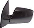 Driver Side Mirror, Power Adjust, Non-Heated, Manual Folding, Paintable, No Signal Light, No Memory, No Puddle Light, No Auto-Dim, No Blind Spot Feature