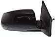 Passenger Side Mirror, Manual Adjust, Non-Heated, Manual Folding, Paintable, No Signal Light, No Memory, No Puddle Light, No Auto-Dim, No Blind Spot Feature