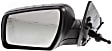 2013 Kia Soul - Driver Side Mirror, Manual Adjust, Non-Heated, Textured Black, Manual Folding, No Signal Light, No Blind Spot Feature, No Memory, No Puddle Light, No Auto-Dim