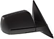 Passenger Side Mirror, Manual Adjust, Manual Folding, Non-Heated, Textured Black, No Signal Light, No Memory, No Puddle Light, No Auto-Dimming, No Blind Spot Feature