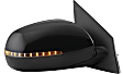 Passenger Side Mirror, Power, Manual Folding, Heated, Paintable, In-housing Signal Light, No Memory, No Puddle Light, No Auto-Dimming, No Blind Spot Feature