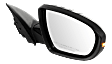 Passenger Side Mirror, Power, Power Folding, Heated, Paintable, In-housing Signal Light, No Memory, No Puddle Light, No Auto-Dimming, No Blind Spot Feature, USA Built Vehicle