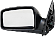 Driver Side Mirror, Power Adjust, Non-Heated, Manual Folding, Textured Black, No Signal Light, No Memory, No Puddle Light, No Auto-Dim, No Blind Spot Feature