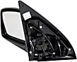 Driver Side Mirror, Power Adjust, Non-Heated, Manual Folding, Textured Black, No Signal Light, No Memory, No Puddle Light, No Auto-Dim, No Blind Spot Feature