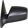 Driver Side Mirror, Power Adjust, Non-Heated, Manual Folding, Textured Black, No Signal Light, No Memory, No Puddle Light, No Auto-Dim, No Blind Spot Feature