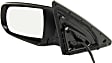 Driver Side Mirror, Power Adjust, Manual Folding, Heated, Textured Black, In-housing Signal Light, No Memory, No Puddle Light, No Auto-Dimming, No Blind Spot Feature