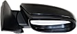 Passenger Side Mirror, Power Adjust, Manual Folding, Heated, Paintable, In-housing Signal Light, No Memory, No Puddle Light, No Auto-Dimming, No Blind Spot Feature