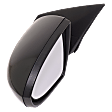 Driver Side Mirror, Power Adjust, Non-Heated, Manual Folding, Paintable, No Signal Light, No Memory, No Puddle Light, No Auto-Dim, No Blind Spot Feature