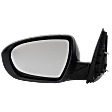 Driver Side Mirror, Power, Manual Folding, Non-Heated, Paintable, In-housing Signal Light, No Memory, No Puddle Light, No Auto-Dimming, No Blind Spot Feature
