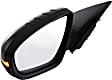 2013 Kia Optima - Driver Side Mirror, Korea or USA Built Vehicle, Power Adjust, Heated, Paintable, Manual Folding, In-housing Signal Light, No Blind Spot Feature, No Memory, No Puddle Light, No Auto-Dimming
