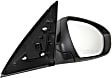 2011-2013 Kia Optima - Passenger Side Mirror, Power, Manual Folding, Heated, Paintable, In-housing Signal Light, No Memory, No Puddle Light, No Auto-Dimming, No Blind Spot Feature