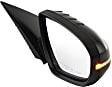 2011-2013 Kia Optima - Passenger Side Mirror, Power, Manual Folding, Heated, Paintable, In-housing Signal Light, No Memory, No Puddle Light, No Auto-Dimming, No Blind Spot Feature