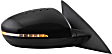 2011-2013 Kia Optima - Passenger Side Mirror, Power, Manual Folding, Heated, Paintable, In-housing Signal Light, No Memory, No Puddle Light, No Auto-Dimming, No Blind Spot Feature