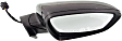 Passenger Side Mirror, Power Adjust, Power Folding, Heated, Paintable, In-housing Signal Light, No Memory, With Puddle Light, No Auto-Dimming, No Blind Spot Feature, Sedan