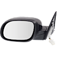 Driver Side Mirror, Power, Manual Folding, Heated, Paintable, In-housing Signal Light, No Memory, No Puddle Light, No Auto-Dimming, No Blind Spot Feature