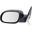 Driver Side Mirror, Power, Manual Folding, Heated, Paintable, No Signal Light, No Memory, No Puddle Light, No Auto-Dimming, No Blind Spot Feature