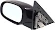 Driver Side Mirror, Power, Manual Folding, Heated, Paintable, No Signal Light, No Memory, No Puddle Light, No Auto-Dimming, No Blind Spot Feature