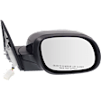 Passenger Side Mirror, Power, Manual Folding, Heated, Paintable, No Signal Light, No Memory, No Puddle Light, No Auto-Dimming, No Blind Spot Feature