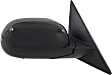 Passenger Side Mirror, Power, Manual Folding, Heated, Paintable, No Signal Light, No Memory, No Puddle Light, No Auto-Dimming, No Blind Spot Feature