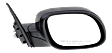 2017 Kia Soul + - Passenger Side Mirror, Power Adjust, Non-Heated, Paintable, Manual Folding, No Signal Light, No Blind Spot Feature, No Memory, No Puddle Light, No Auto-Dimming