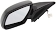 Driver Side Mirror, Power Adjust, Manual Folding, Non-Heated, Textured Black, No Signal Light, No Memory, No Puddle Light, No Auto-Dimming, No Blind Spot Feature