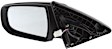 Driver Side Mirror, Power Adjust, Manual Folding, Non-Heated, Textured Black, No Signal Light, No Memory, No Puddle Light, No Auto-Dimming, No Blind Spot Feature