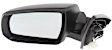 Driver Side Mirror, Power Adjust, Manual Folding, Non-Heated, Textured Black, No Signal Light, No Memory, No Puddle Light, No Auto-Dimming, No Blind Spot Feature