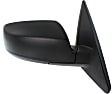 Passenger Side Mirror, Power Adjust, Manual Folding, Non-Heated, Textured Black, No Signal Light, No Memory, No Puddle Light, No Auto-Dimming, No Blind Spot Feature