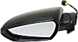 2018 Kia Forte - Driver Side Mirror, Power Adjust, Heated, Paintable, Manual Folding, No Signal Light, No Blind Spot Feature, No Memory, No Puddle Light, No Auto-Dimming