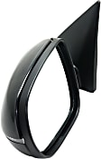 Driver Side Mirror, Power Adjust, Manual Folding, Heated, Paintable, In-housing Signal Light, No Memory, No Puddle Light, No Auto-Dimming, No Blind Spot Feature