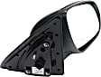 Passenger Side Mirror, Power Adjust, Manual Folding, Heated, Paintable, In-housing Signal Light, No Memory, No Puddle Light, No Auto-Dimming, No Blind Spot Feature
