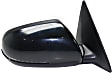 Passenger Side Mirror, Power Adjust, Manual Folding, Heated, Paintable, In-housing Signal Light, No Memory, No Puddle Light, No Auto-Dimming, No Blind Spot Feature