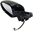 Driver Side Mirror, Power Adjust, Manual Folding, Heated, Paintable, In-housing Signal Light, No Memory, Puddle Light, Auto-Dimming, and Blind Spot Feature, For Models Without Surround View Camera