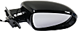 Passenger Side Mirror, Power Adjust, Manual Folding, Heated, Paintable, In-housing Signal Light, No Memory, Puddle Light, Auto-Dim, and Blind Spot Feature, For Models Without Surround View Camera
