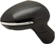 Passenger Side Mirror, Power Adjust, Power Folding, Heated, Paintable, In-housing Signal Light, With memory, No Puddle Light, No Auto-Dimming, No Blind Spot Feature