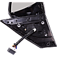 Passenger Side Mirror, Power, Power Folding, Heated, Paintable, In-housing Signal Light, With memory, No Puddle Light, No Auto-Dimming, With Blind Spot Detection in Glass