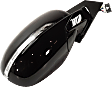 Passenger Side Mirror, Power Adjust, Manual Folding, Heated, Paintable, In-housing Signal Light, No Memory, No Puddle Light, No Auto-Dimming, With Blind Spot Detection in Glass