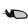 Passenger Side Mirror, Power Adjust, Power Folding, Heated, Paintable, In-housing Signal Light, No Memory, No Puddle Light, No Auto-Dimming, With Blind Spot Detection in Glass