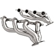 28501120 Headers Shorty, Natural, Made of Stainless Steel