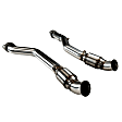34103201 Straight Pipe Made of 304 Stainless Steel Exhaust Pipe, Performance Replacement Series