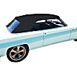 1968 Chevrolet Impala - Convertible Top, Black, Without Windows