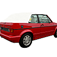 1989 Volkswagen Golf - Convertible Top, White, Without Windows