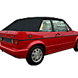 1982 Volkswagen Rabbit - Convertible Top, Black